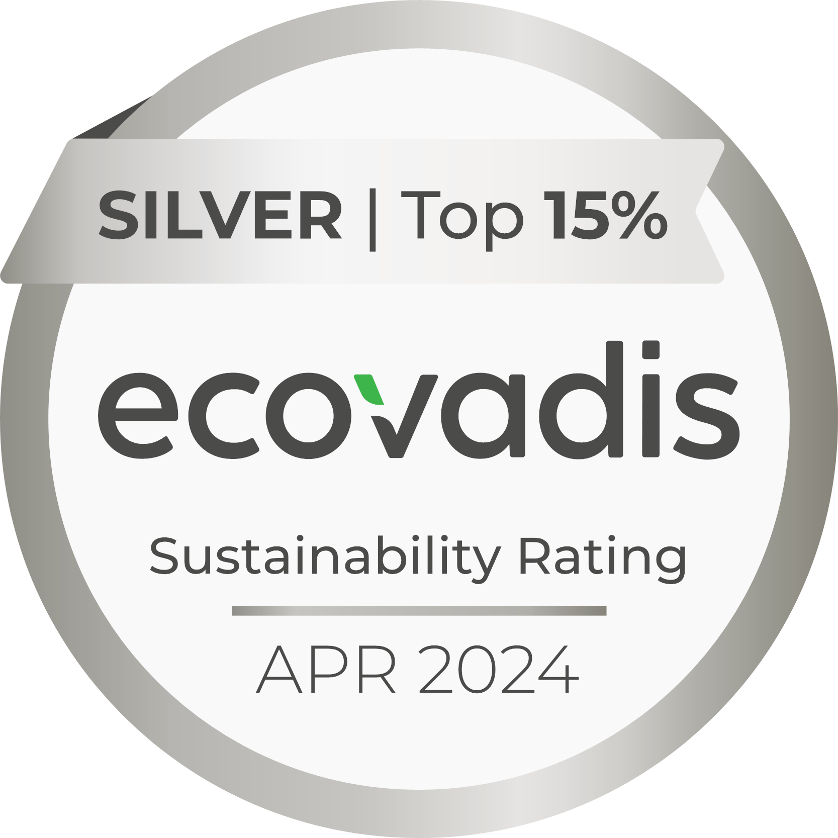 médaille d'argent Ecovadis